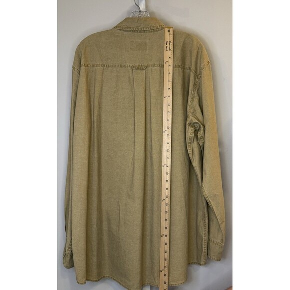 RedHead Men’s XL Long Sleeve Khaki Button Down Shirt 100% Cotton Outdoor - Picture 5 of 11